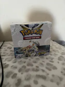 Pokemon TCG Sword & Shield Brilliant Stars Factory Sealed Booster Box (36 Packs) - Image 1