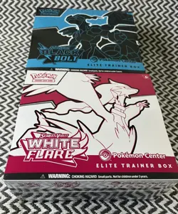 Pokemon Center Black Bolt & White Flare Elite Trainer Box ETB Set - Sealed - Image 2