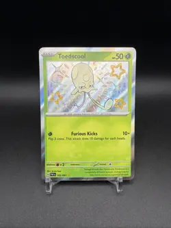 Pokemon TCG Toedscool 105/091 SV: Paldean Fates Holo PAF EN English Shiny 🌟 - Image 1