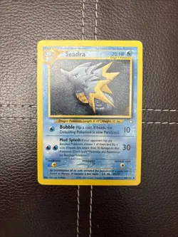 Pokemon TCG - Seadra - 48/111 - Neo Genesis - LP Unlimited Uncommon (2000) - Image 1