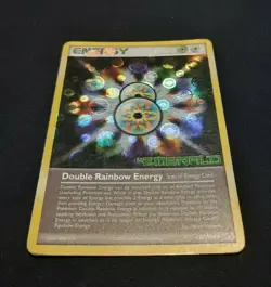 Pokemon Double Rainbow Energy 87/106 Holo Stamped - EX Emerald - VG Condition - Image 1