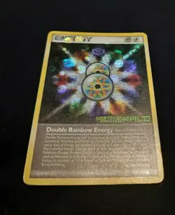Pokemon Double Rainbow Energy 87/106 Holo Stamped - EX Emerald - VG Condition - Image 2