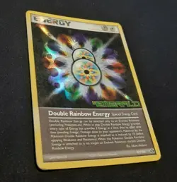 Pokemon Double Rainbow Energy 87/106 Holo Stamped - EX Emerald - VG Condition - Image 3