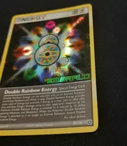 Pokemon Double Rainbow Energy 87/106 Holo Stamped - EX Emerald - VG Condition - Image 4