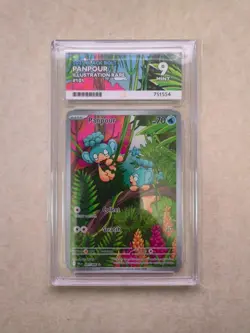 Pokemon TCG - Panpour - Black Bolt - 101/086 - Illustration Rare - ACE Grade 9 - Image 1