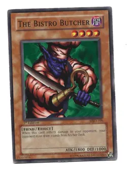 YuGiOh! The Bistro Butcher MRD-108 First Edition - Image 1