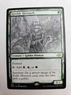 MTG - Ignoble Hierarch x4 (Playset) - 355 - Modern Horizon 2 (MH2) - NM - SC - Image 1