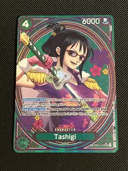 One Piece Heroines Edition EB03-018 Tashigi SP SR Alter English - Image 1