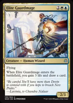 Elite Guardmage -Foil Light Play MTG War of the Spark - Image 1