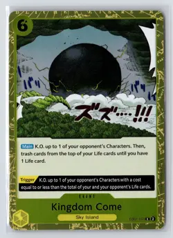 Kingdom Come #EB01-059 Extra Booster: Memorial Collection Foil One Piece - Image 1