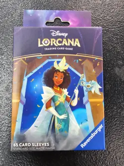 Ravensburger Disney Lorcana TCG 65 Card Sleeves Tiana New Sealed - Image 1