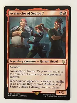 Avalanche of Sector 7 Commander: Final Fantasy Non-Foil Regular MTG - Image 1