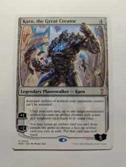 Karn, the Great Creator (White Border) Mystery Booster 2 Regular MtG 0003 - Image 1
