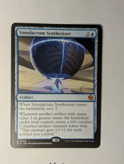 Simulacrum Synthesizer - Outlaws of Thunder Junction: The Big Score MTG NM - Image 1