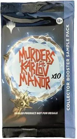 10x LOT of MTG Murders At Karlov Manor Collector Booster sample packs (10 packs) - Image 1