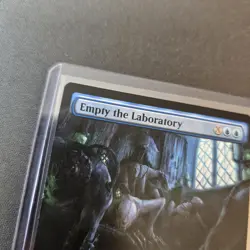 MTG Empty the Laboratory 52 Extended Art Regular Rare Midnight Hunt MID - Image 3