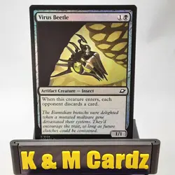 MTG - Edge of Eternities - Virus Beetle - Foil - #124 - NM - Image 1