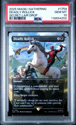 2025 MTG Deadly Rollick Secret Lair Drop PSA 10 GEM MINT 🔥 Marvel Crossover - Image 2