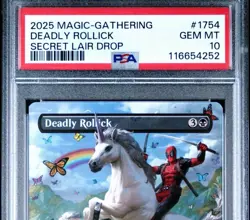 2025 MTG Deadly Rollick Secret Lair Drop PSA 10 GEM MINT 🔥 Marvel Crossover - Image 4