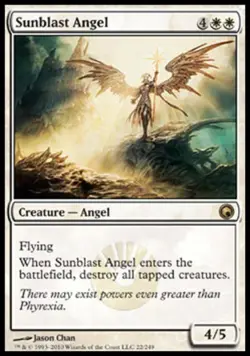 Sunblast Angel - Light Play MTG Scars of Mirrodin - Image 1