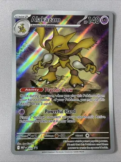 Pokemon Alakazam Me: Mega Evolution Promo 009 Holo NM - Image 1