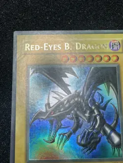Yu-Gi-Oh! Red Eyes Black Dragon SDJ-001 1st Edition Foil Bleed - Image 2