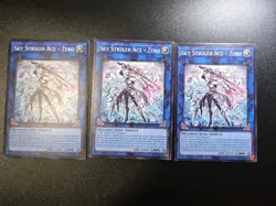 3x Sky Striker Ace = Zero - L26D-ENS34 - 1st Common Yugioh - Image 1