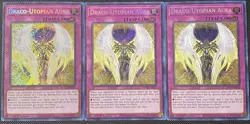 Draco-Utopian Aura POTE-EN079 Power of the Elements 1st Edition (x3) Yugioh - Image 1