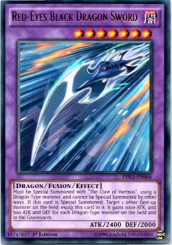 Red-Eyes Black Dragon Sword - DRL3-EN066 - Ultra Rare - 1st Edition - Yugioh - Image 1