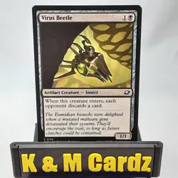 MTG - Edge of Eternities - Virus Beetle - #124 - NM - Playset x4 - Image 1