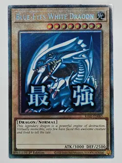 YuGiOh Rarity V 5 RA05-EN085 Blue-Eyes White Dragon Starlight Rare - Image 1