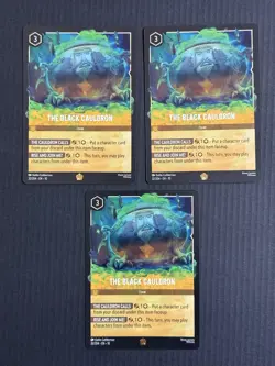 Disney Lorcana The Black Cauldron Legendary Non-Foil Whispers In The Well Qty 3 - Image 1