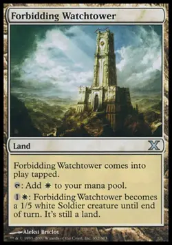Forbidding Watchtower - Light Play MTG 10th Edition - Image 1
