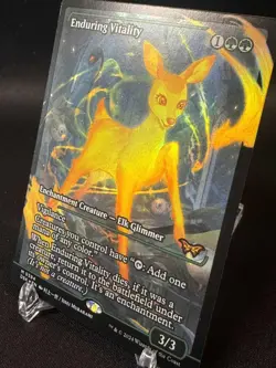🌈 MTG FOIL Enduring Vitality Showcase - Duskmourn: House of Horror #394 NM - Image 2
