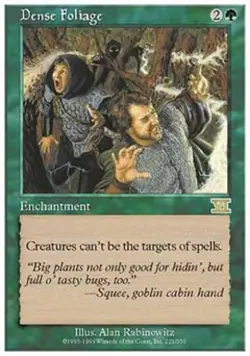 Dense Foliage - Medium Play MTG Classic 6th Edition - Image 1