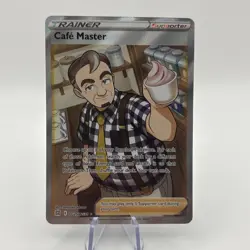 Pokemon Card Cafe Master TG25/TG30 Trainer Brilliant Stars Full Art Rare NM - Image 1