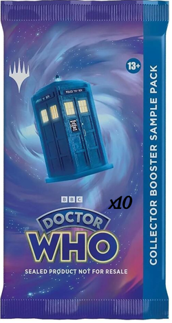 MTG Universes Beyond Doctor Who Collector Booster Sample Pack - Lot of Ten (10) - Image 1