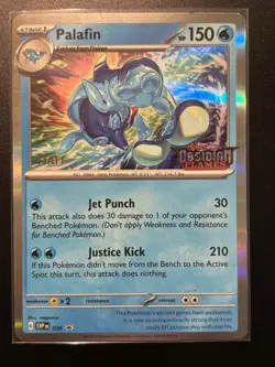 Pokemon Card Palafin SVPEN 036 Obsidian Flames Stamped Staff Promo NM - Image 1