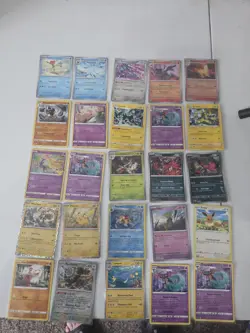 Pokemon Card Lot Pikachu Miraidon Luxray Glaceon + 25 Cards Rare Holo - Image 1