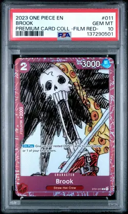 Brook PSA10 2023 One Piece Premium Card Collection -One Piece Film Red- #011 - Image 1