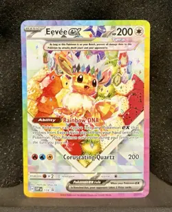 Eevee ex 174 Sv Scarlet & Violet Promo Holo 200 HP English Pokemon TCG Card - Image 1