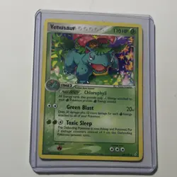 2006 Pokemon Venusaur Rare Crystal Guardians 28/100 110 HP Stage 2 Regular Card - Image 1