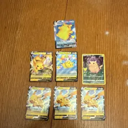 Pokemon Celebrations Pikachu V, Flying Pikachu V, Surfing Pikachu VMax Card Lot… - Image 1