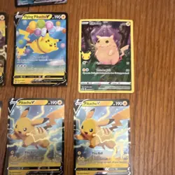 Pokemon Celebrations Pikachu V, Flying Pikachu V, Surfing Pikachu VMax Card Lot… - Image 3