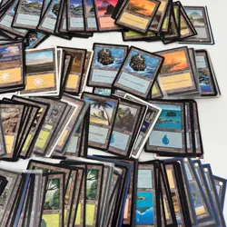248 MTG Magic The Gathering vintage pre 2002 land cards as pictured. - Image 3