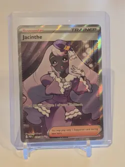Pokemon Jacinthe 110/088 POR Ultra Rare Full Art Holo Trainer Card TCG - Image 1