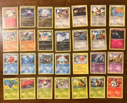 XY Ancient Origins Mixed Cards Lot 28 Cards Sorted Bulk 2 Reverse Holos - Image 1