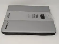 Ultra PRO 12 Pocket Zippered Pro Binder Fire Resistant 480 Cards Storage Holder - Image 4