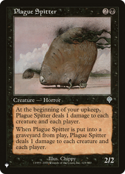 Plague Spitter (REGULAR) x1 - MTG The List PLST #INV-119 - Image 1