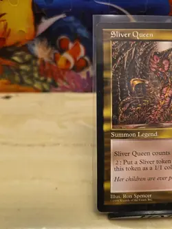 🌟 Magic the Gathering - Sliver Queen (MINT) - Stronghold 1998 Reserved List MTG - Image 2